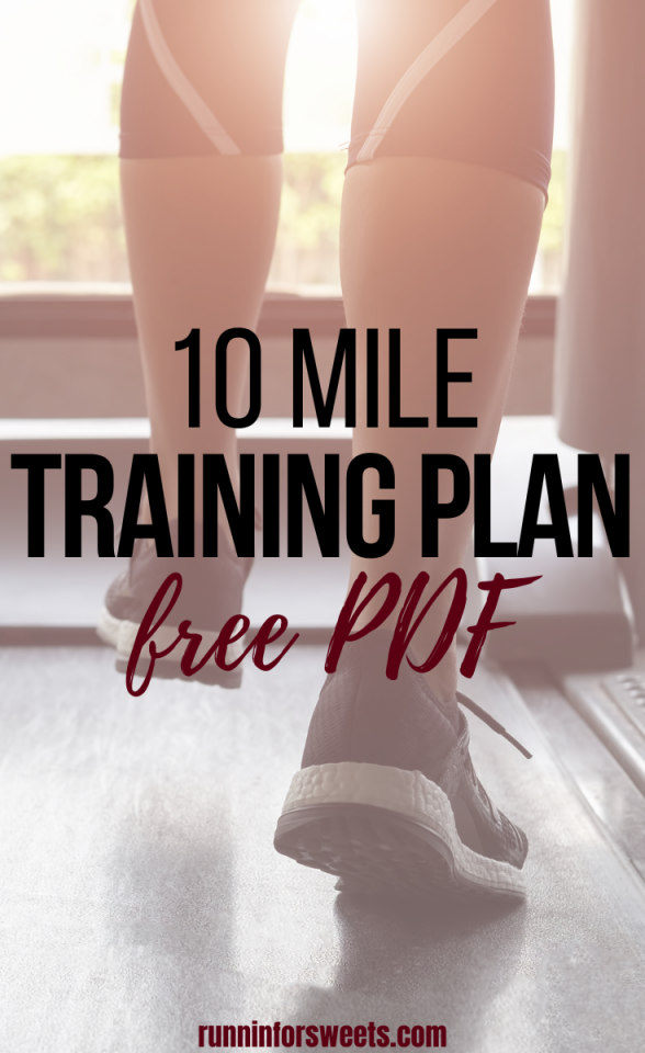 10 Mile Training Plan Free PDF For Beginners Intermediate