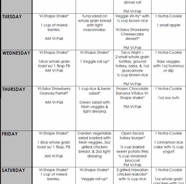 1200 Calorie Meal Plan Printable Fillable Form 2024
