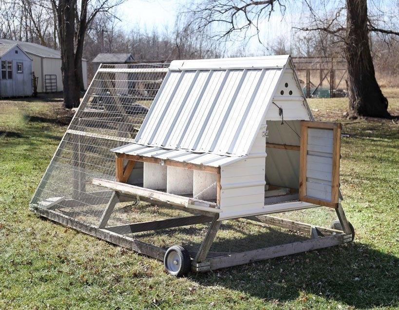 19 EASY A Frame Chicken Coop Plans