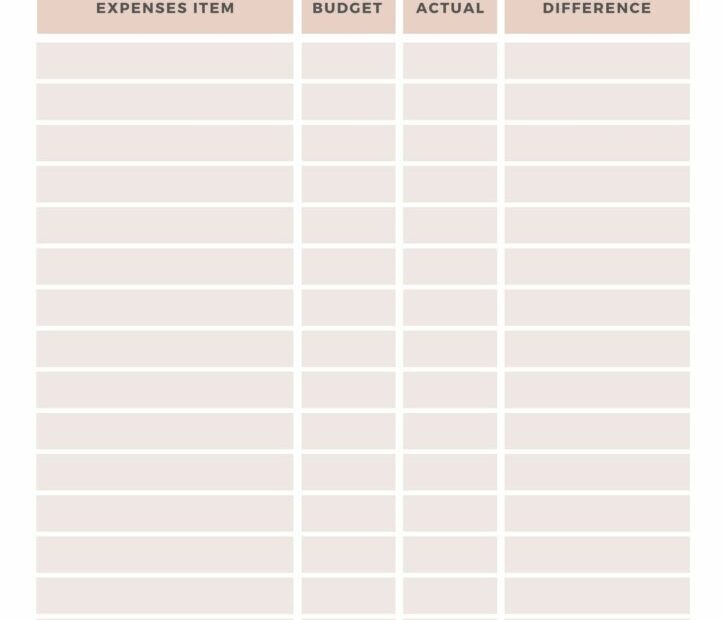 20 Free Printable Budget Planner Templates ShutEye