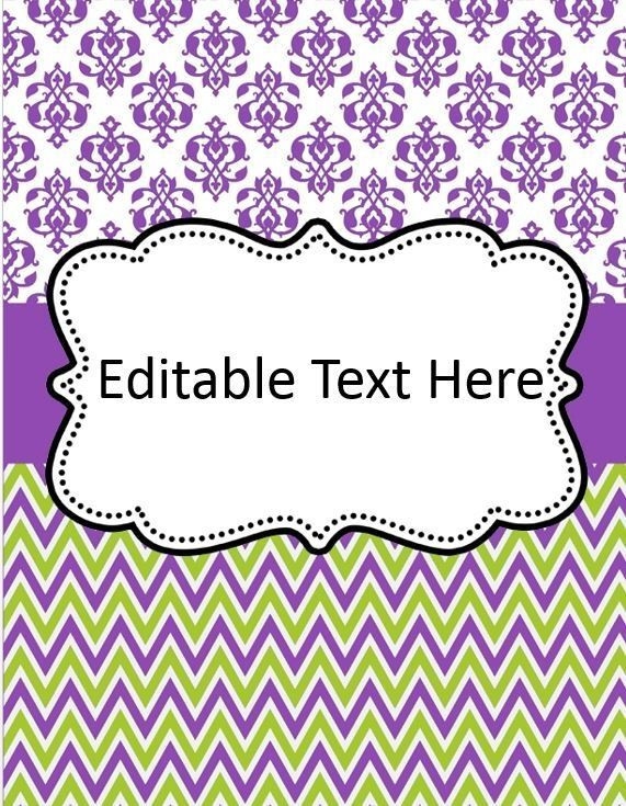 20 Lesson Plan Binder Cover Template Simple Template Design