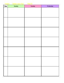 20 Teacher Lesson Plan Book Template Worksheets Library