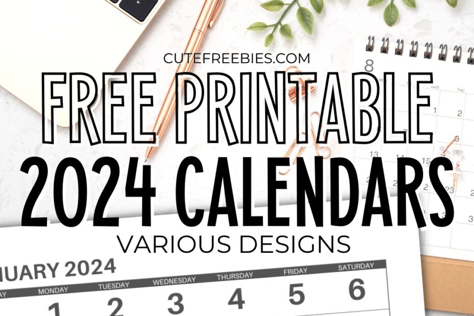 2024 Calendar Monthly Printable Ilyssa Ingaberg