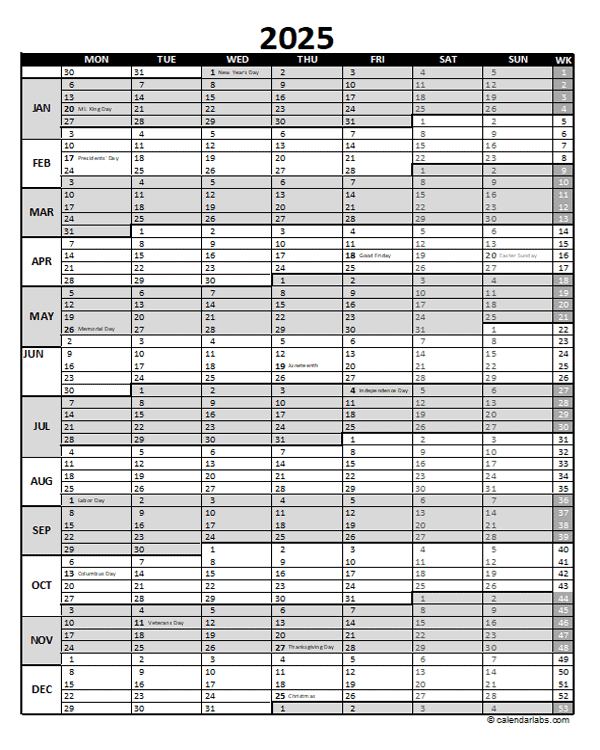 2025 Calendar Excel Template Free Free Printable Innovative Outstanding 