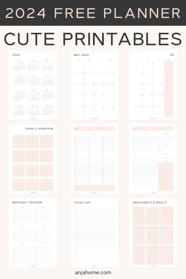 2025 Daily Planner Printable Pdf Eloise Bamboo