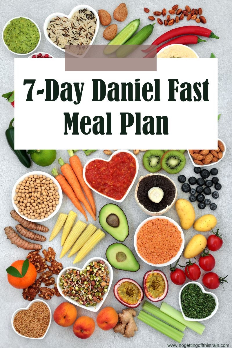 21 Day Printable Daniel Fast Meal Plan Printable New Year Banners