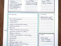 28 Planning My Day Printable Ideas Planner Organization Planner
