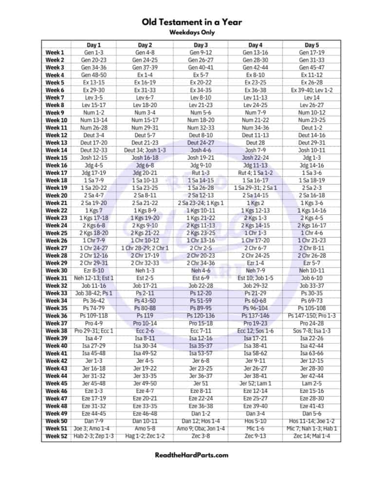 365 Day Bible Reading Plan A Roundup Of Printables The Creator 39 s 