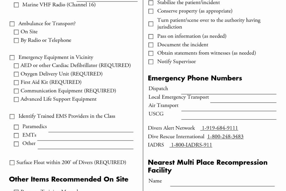 40 Osha Emergency Action Plan Template In 2022 Emergency Action Plans