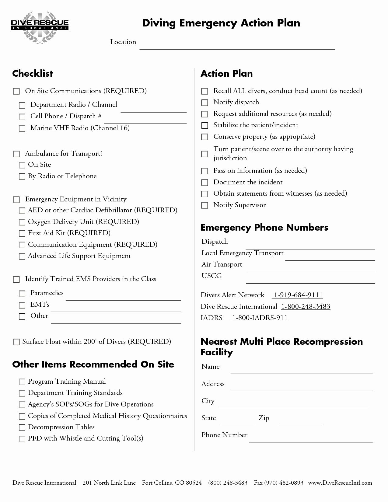 40 Osha Emergency Action Plan Template In 2022 Emergency Action Plans 