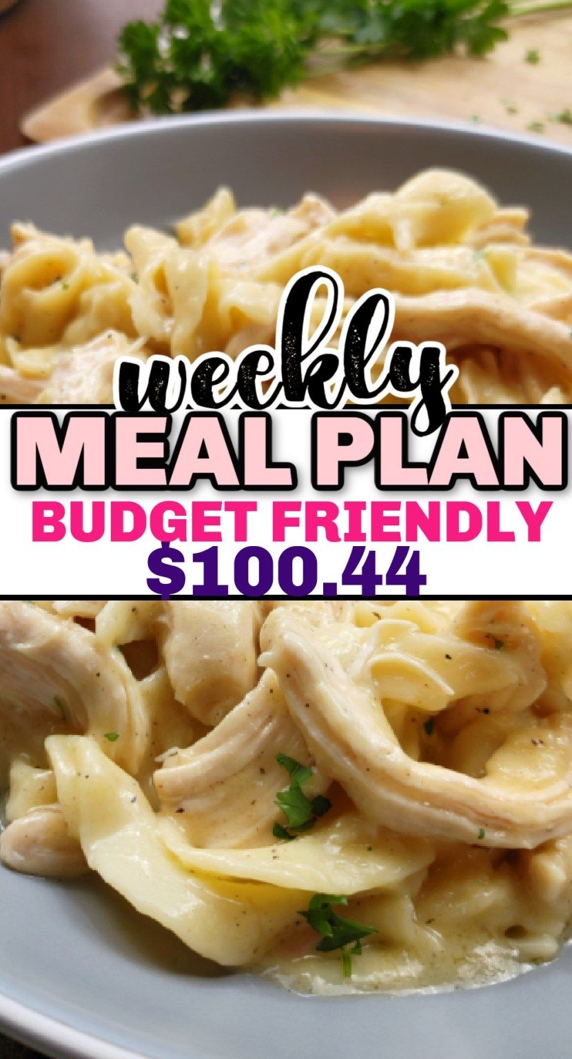 7 Day Family Meal Plan With Grocery List Easy Budget Friendly Artofit