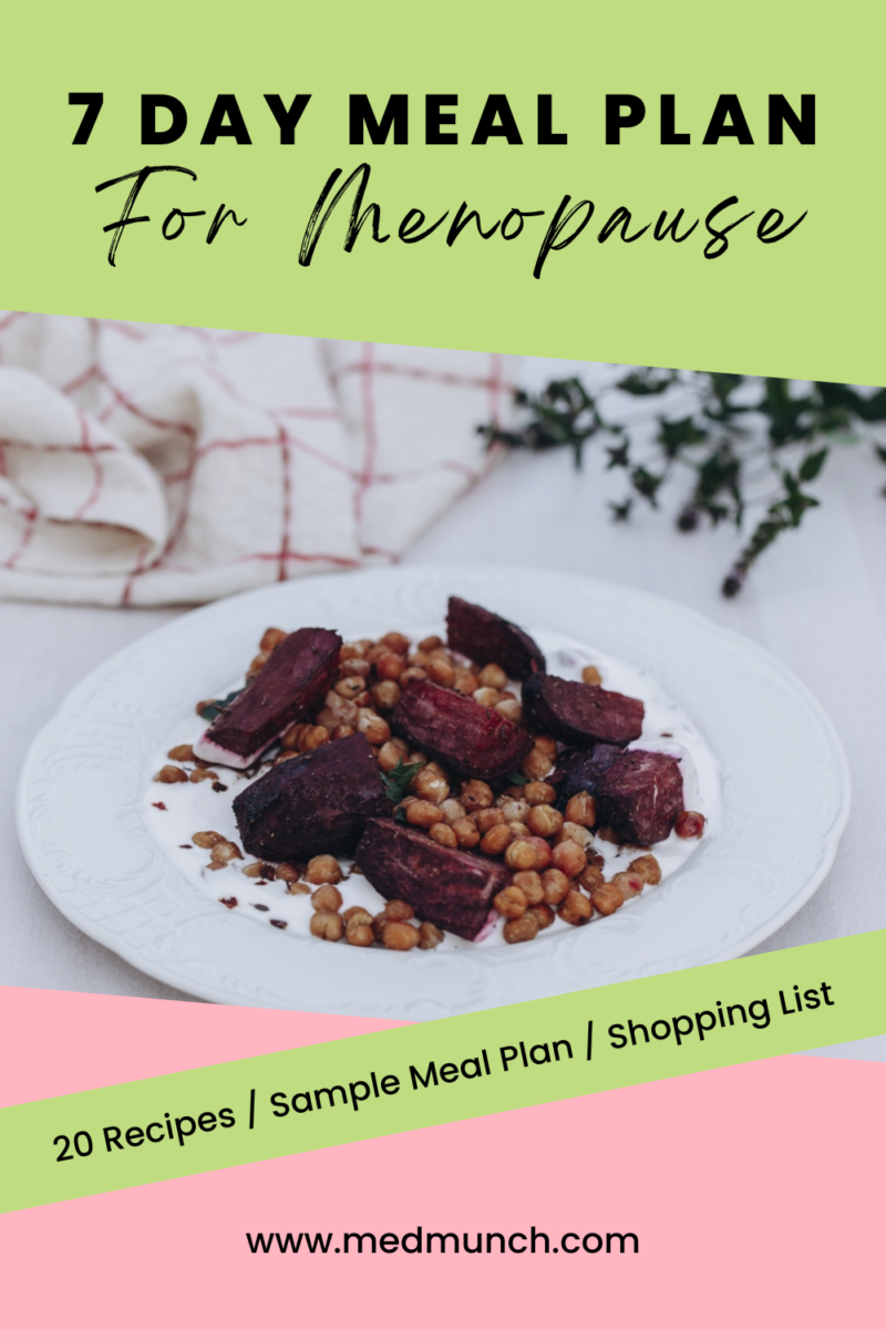 7 Day Menopause Diet Meal Plan PDF Menu Medmunch