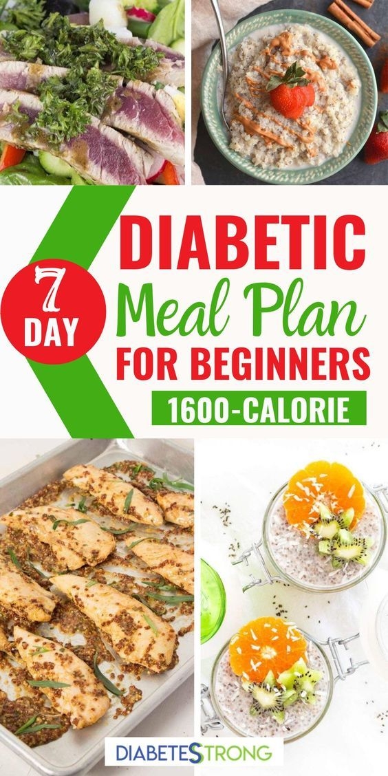 7 Day Printable Diabetic Meal Plan