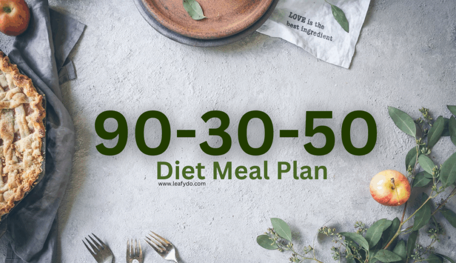90 30 50 Diet Meal Plan Loose 4 8 Pounds In A Month