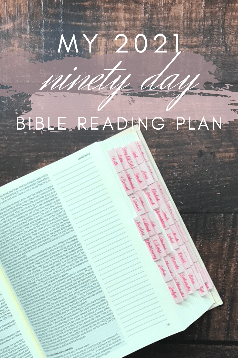 90 Day Bible Reading Plan Printable