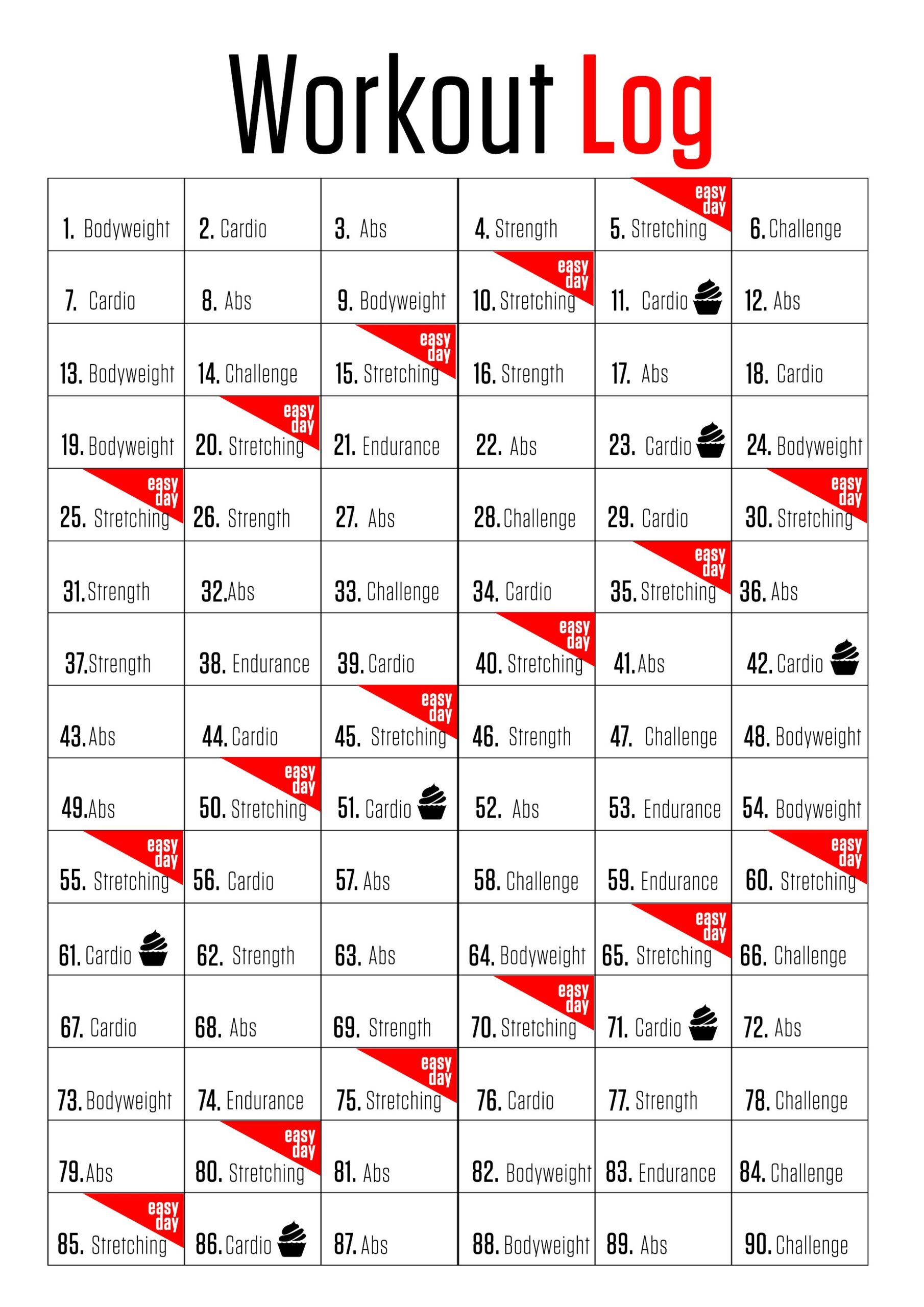 90 Day Workout Challenge 90 Day Workout Challenge