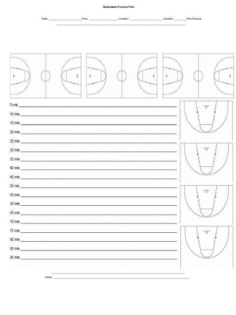 Basketball Practice Plan Download Printable PDF Templateroller