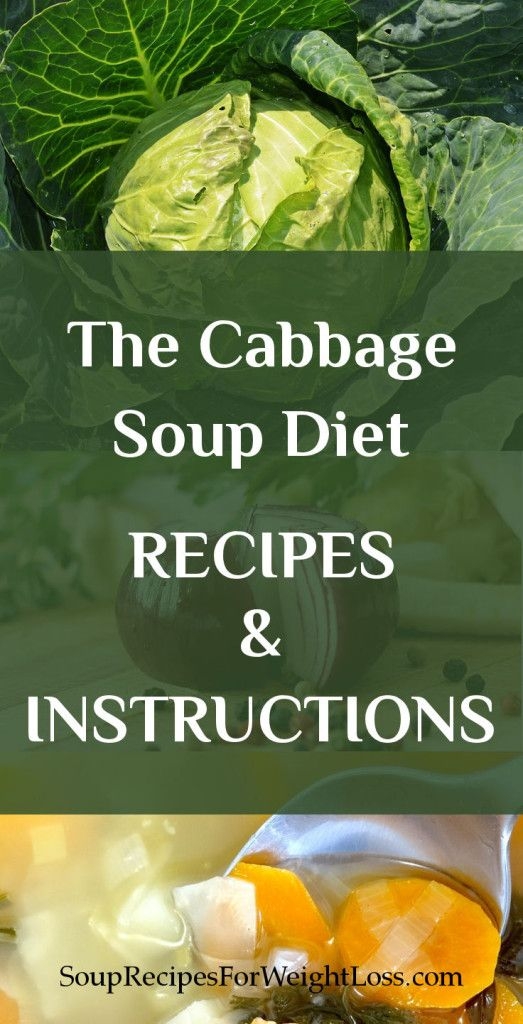 Cabbage Soup Diet Plan Printable Version The Top 20 Ideas About Cabbage 
