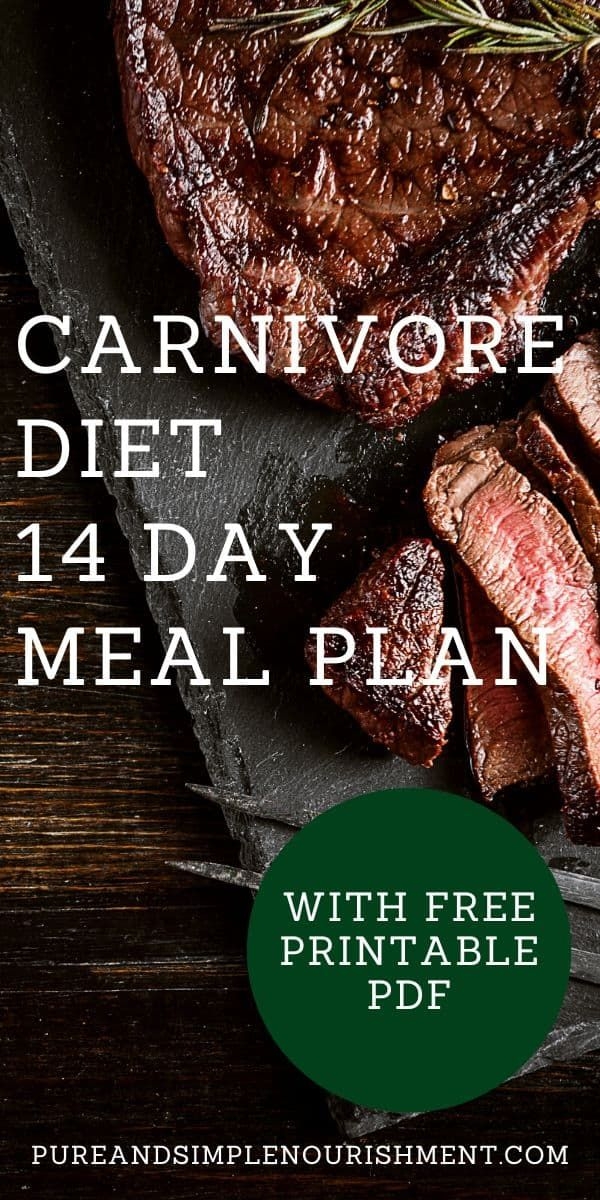 Carnivore Diet Meal Plan Love Handmade