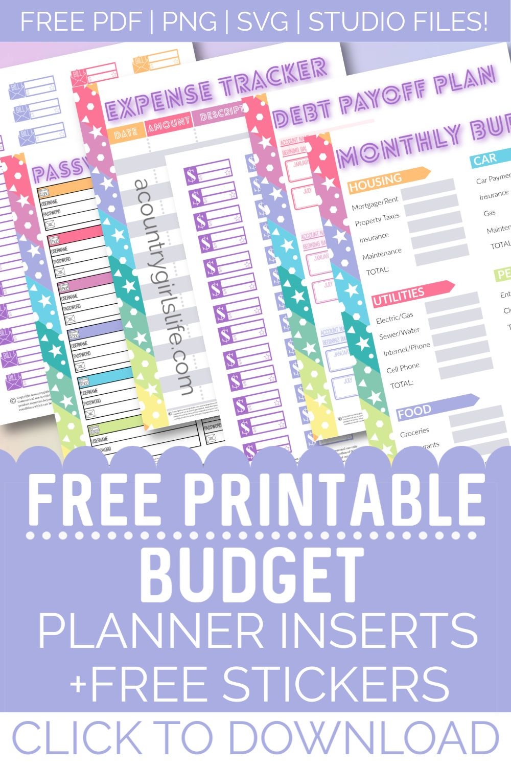 Cute Budget Planner Printable