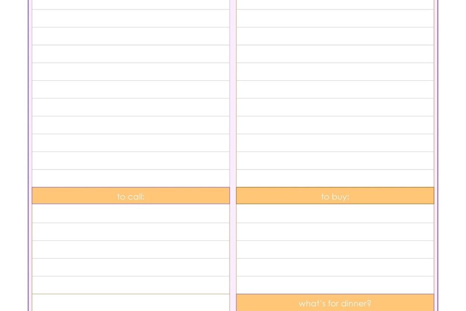 Day Planner Template Free Printable Printable Templates