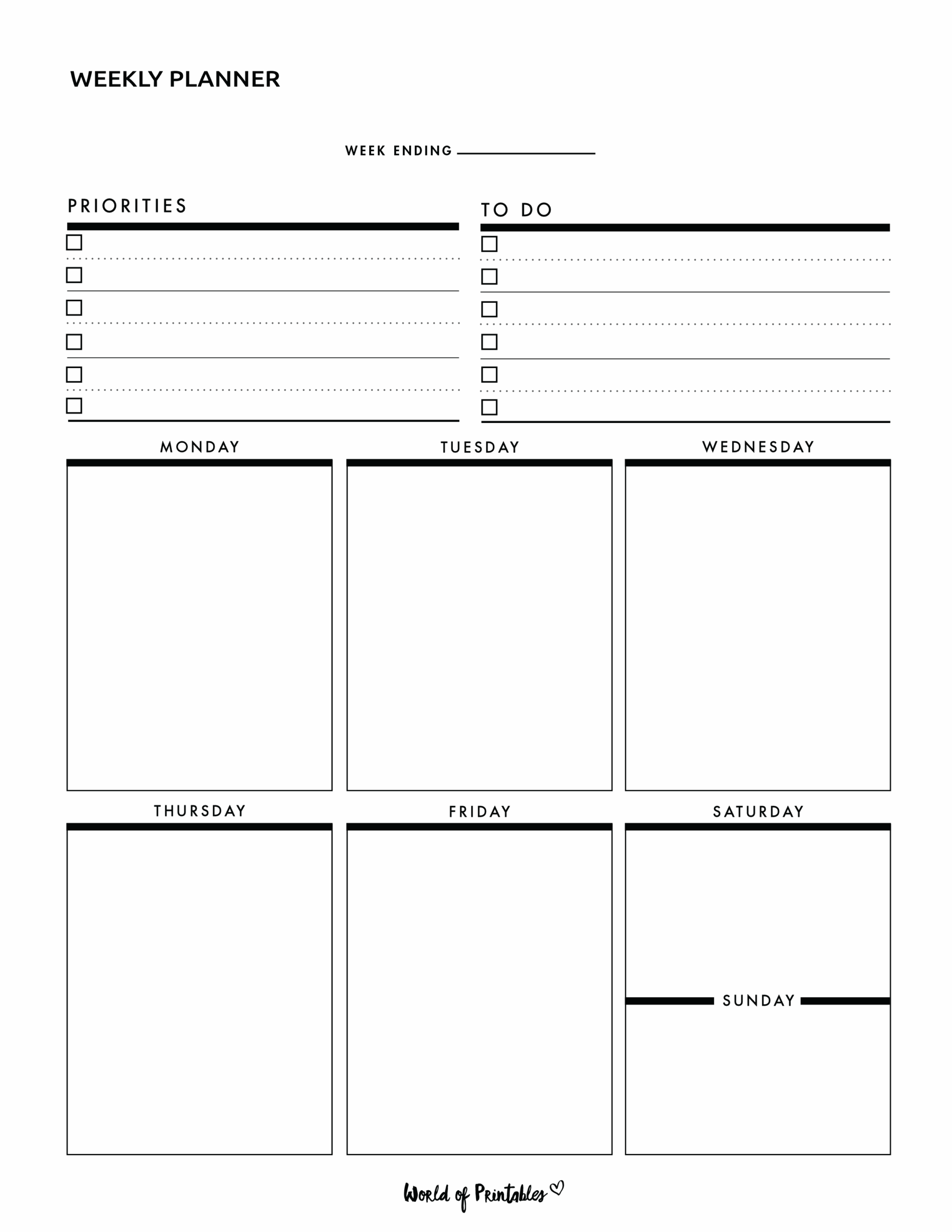 Day Weekly Planner Template Download Printable PDF 50 OFF