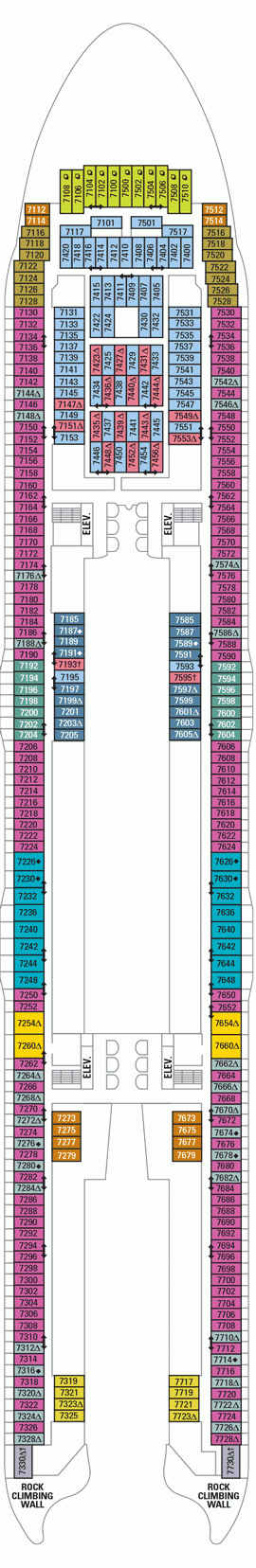 Deck 7 Oasis Of The Seas Deck Plans Royal Caribbean Blog
