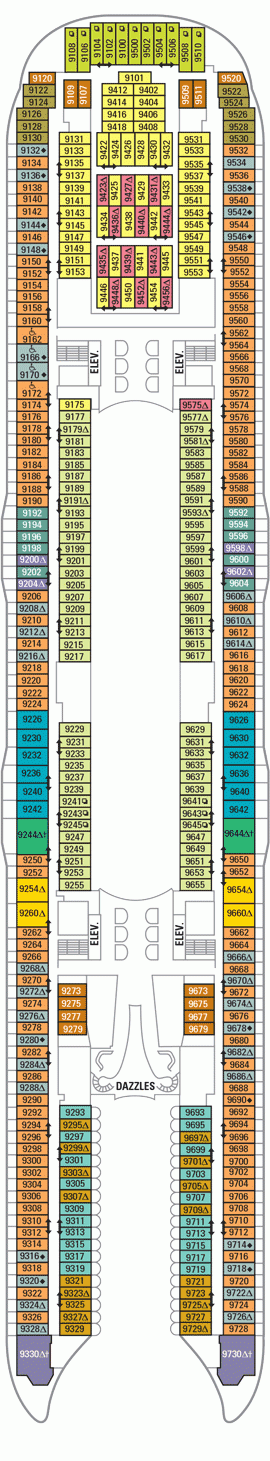 Deck 9 Oasis Of The Seas Deck Plans Royal Caribbean Blog