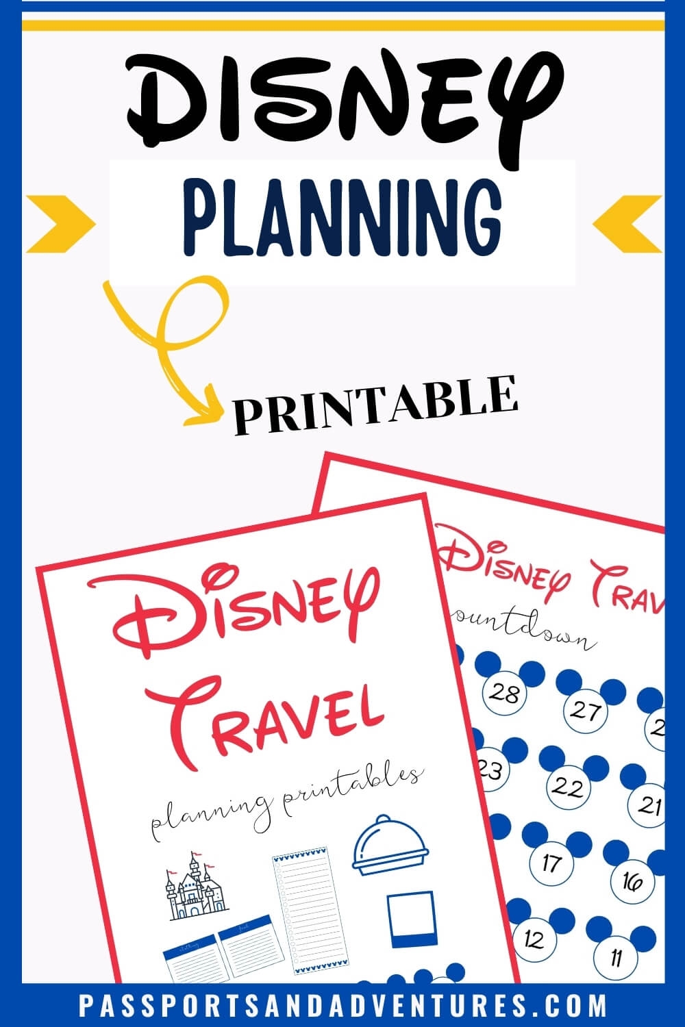 Disney Planning Spreadsheet 2024 May Tomasine