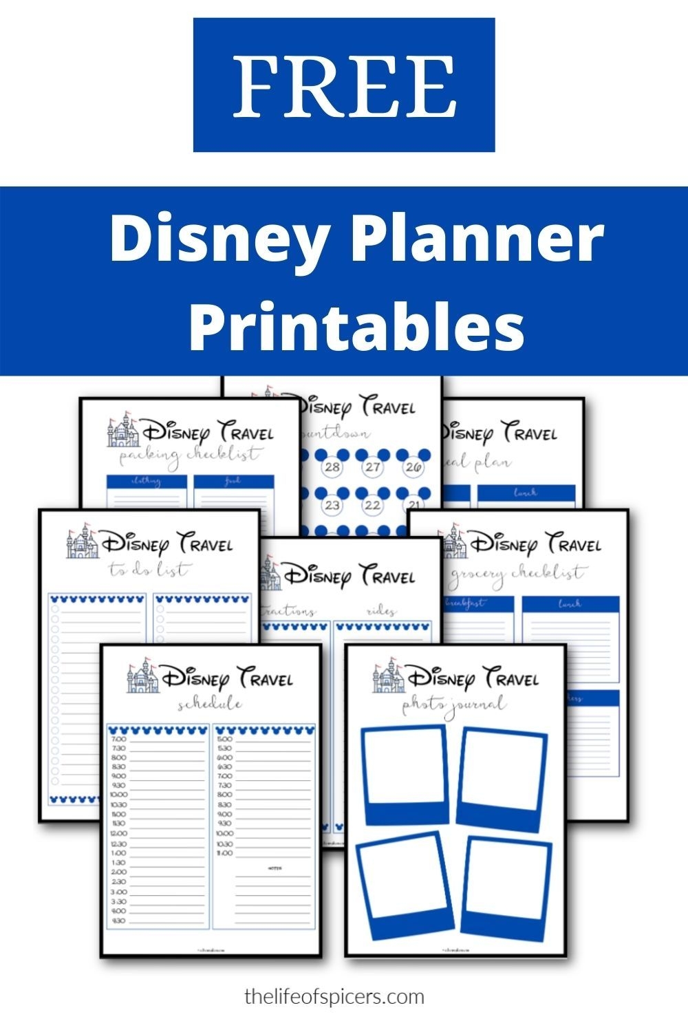 Disney Planning Template Social Media Template