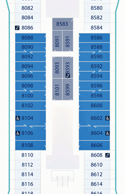Disney Wish Deck 8 Plan CruiseMapper