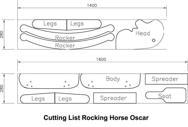 Download Rocking Horse Plans Free Print Ready PDF Rocking Horse Plans