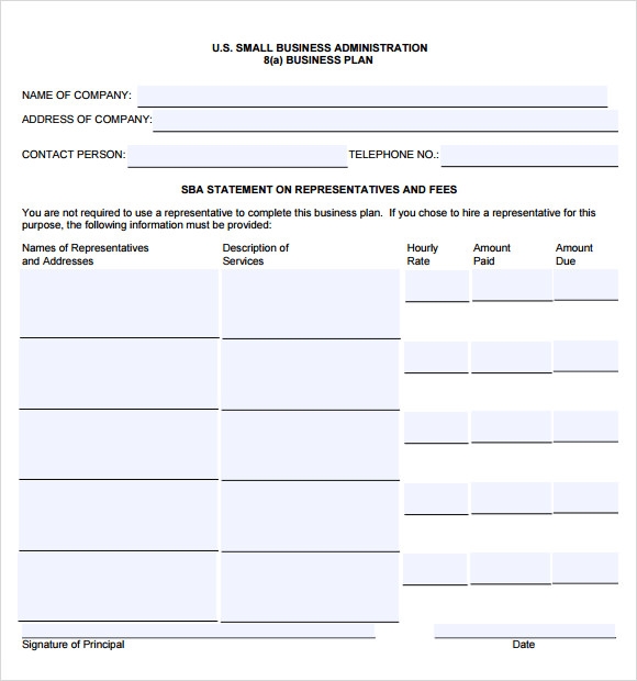 Downloadable Printable Business Plan Template Printable Templates