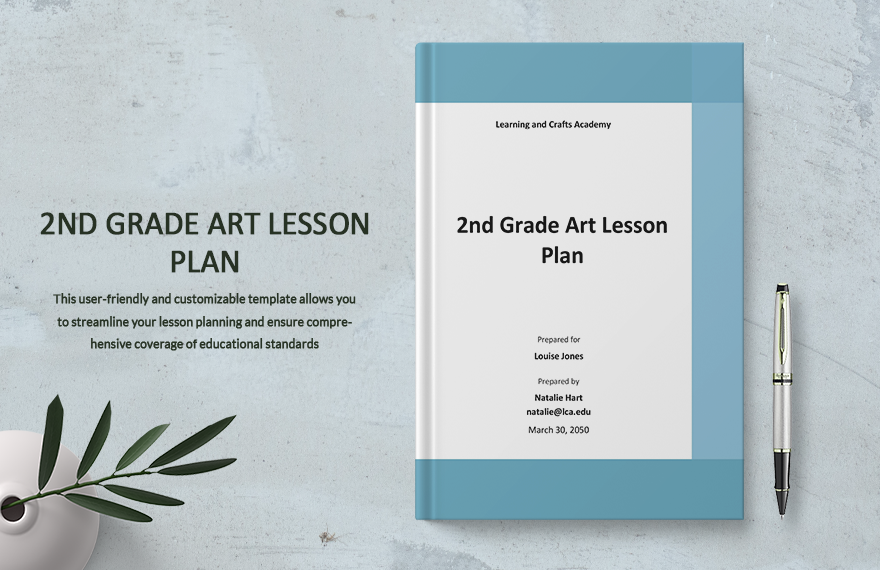 Editable Art Lesson Plan Templates In PDF To Download