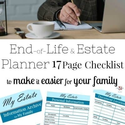 End of Life Checklist Find A Free Printable