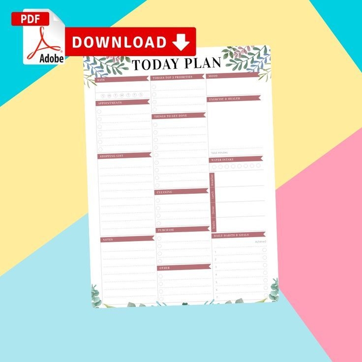 Enjoy Your Planning With This Daily To Do List They Are Customizable 