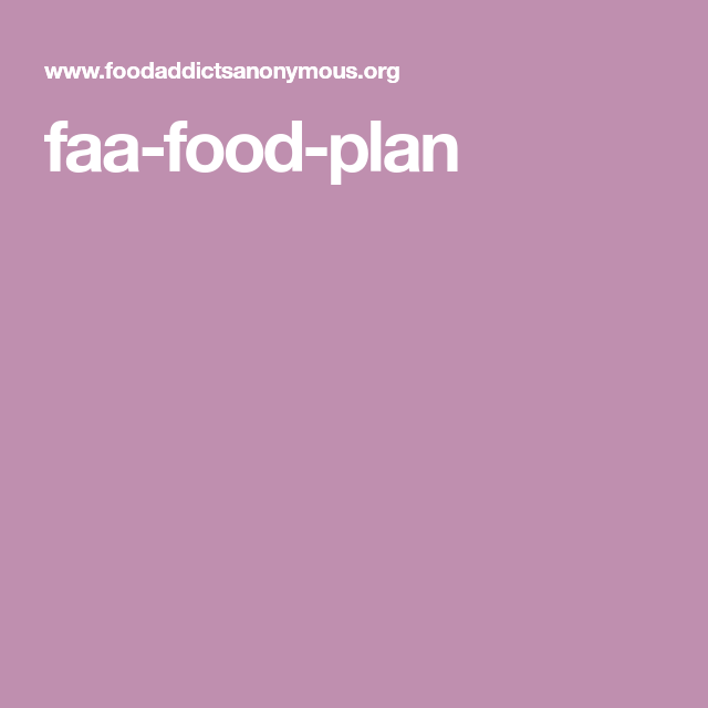 Faa Food Plan Printable Jay S Ballenger