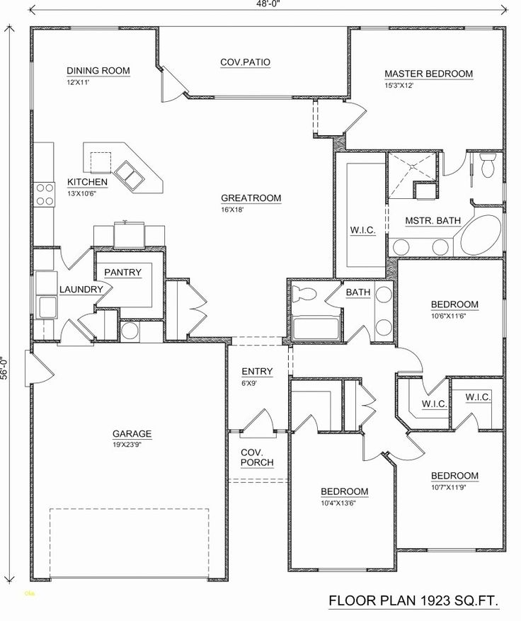 Famous Free Printable Home Floor Plans House Plan Model