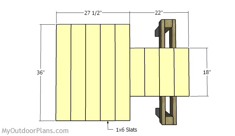 Fitting The Top Slats MyOutdoorPlans