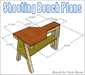 Folding Shooting Bench Plans PDF Woodworking