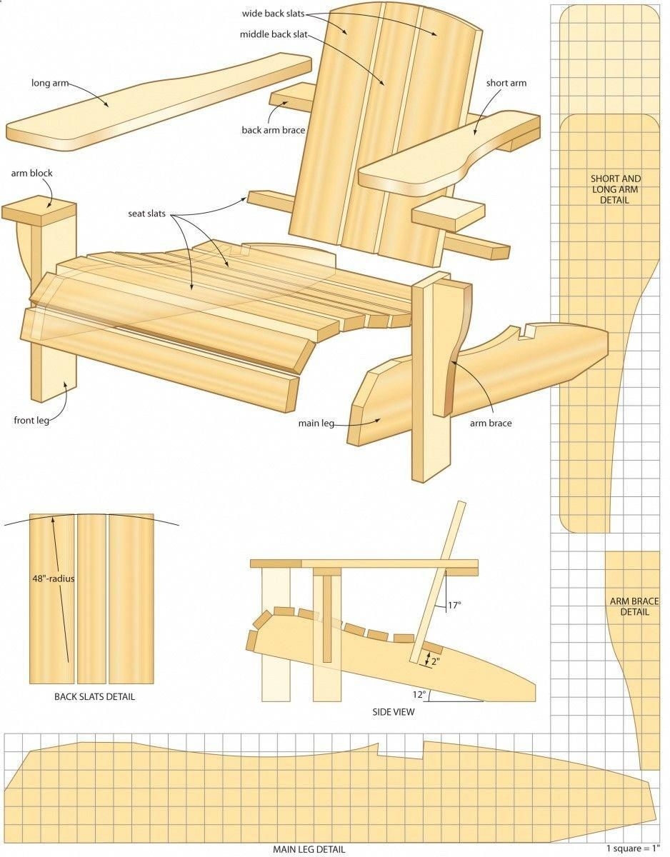Free Adirondack Chair Plans Printable Printable Sight Words List
