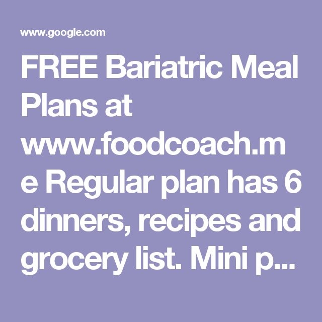 Free Bariatric Meal Plans Printable Printable Calendars AT A GLANCE