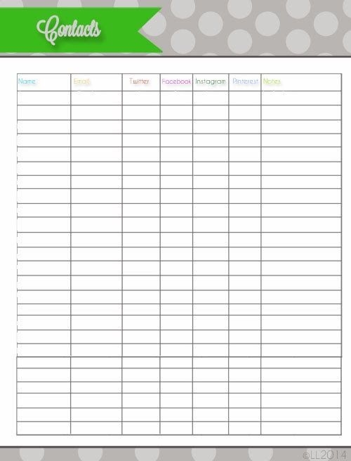 Free Blog Planning Printables Blog Planning Blog Printables Blog 