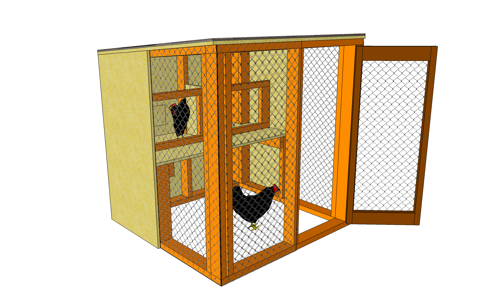 Free Chicken Coop Plans MyOutdoorPlans Free Woodworking Plans And 