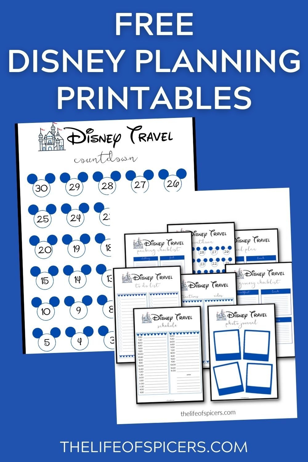 Free Disney Planning Printables Artofit
