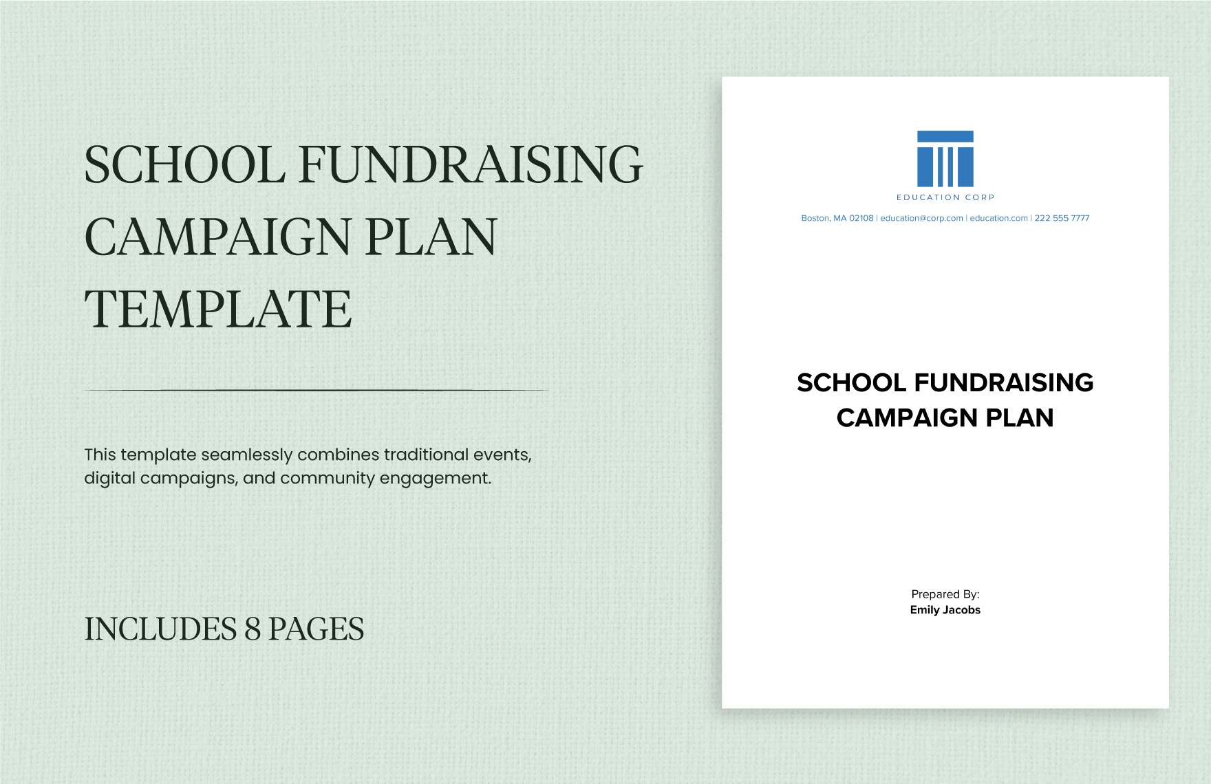 Free Fundraising Plan Templates Editable And Printable