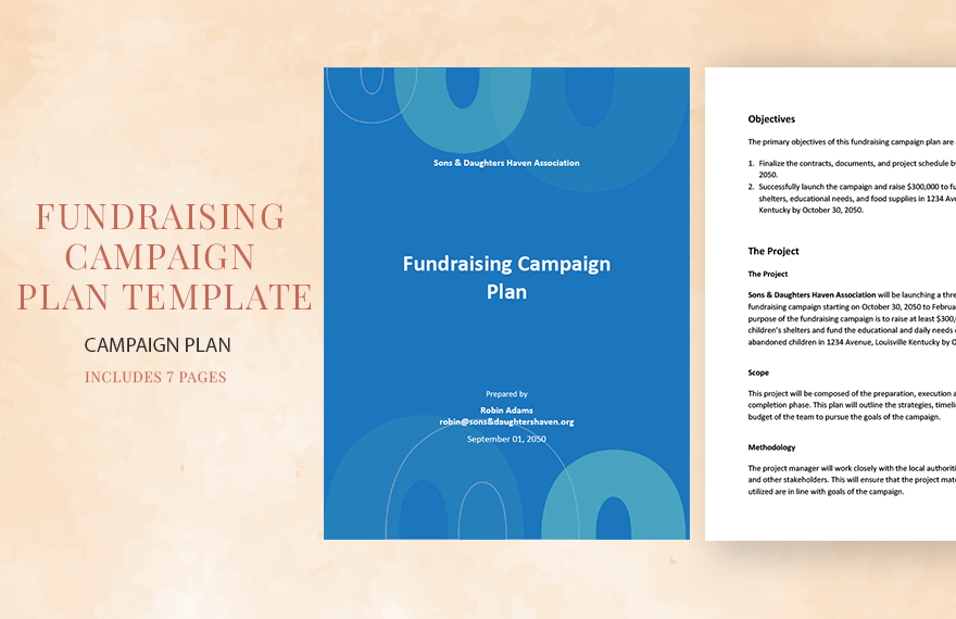 Free Fundraising Plan Templates Editable And Printable