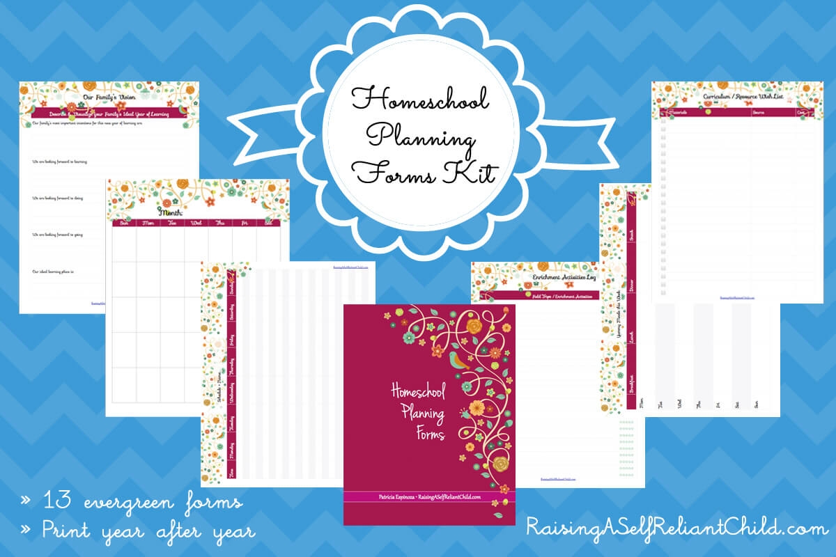 Free Homeschool Planning Pages Printables Gift
