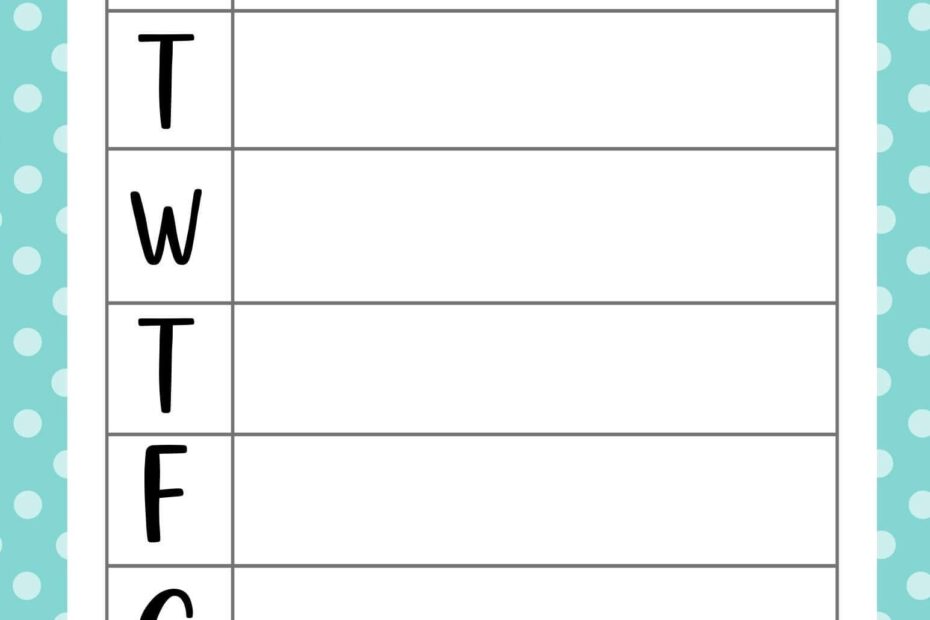 Free Menu Planning Printables Plan Your Meals Easily