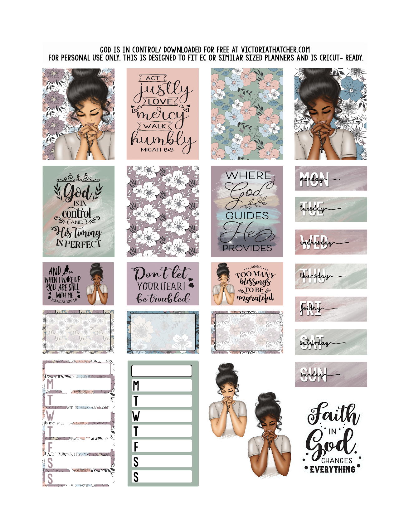 Free Planner Printables Happy Planner Calendar Productivity Hacks